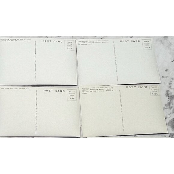 Nara-Park Japan RPPC Postcard Vintage Set of 9 Travel Souvenir Photos 1940s - Picture 14 of 16